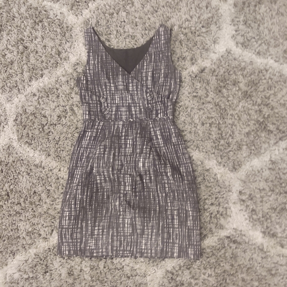 J.Crew Gray and White Tweed Contessa Dress - Picture 3 of 5
